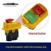 4-Pin Electromagnetic Switch with Emergency Stop for Slicer/Blender, Model 05646