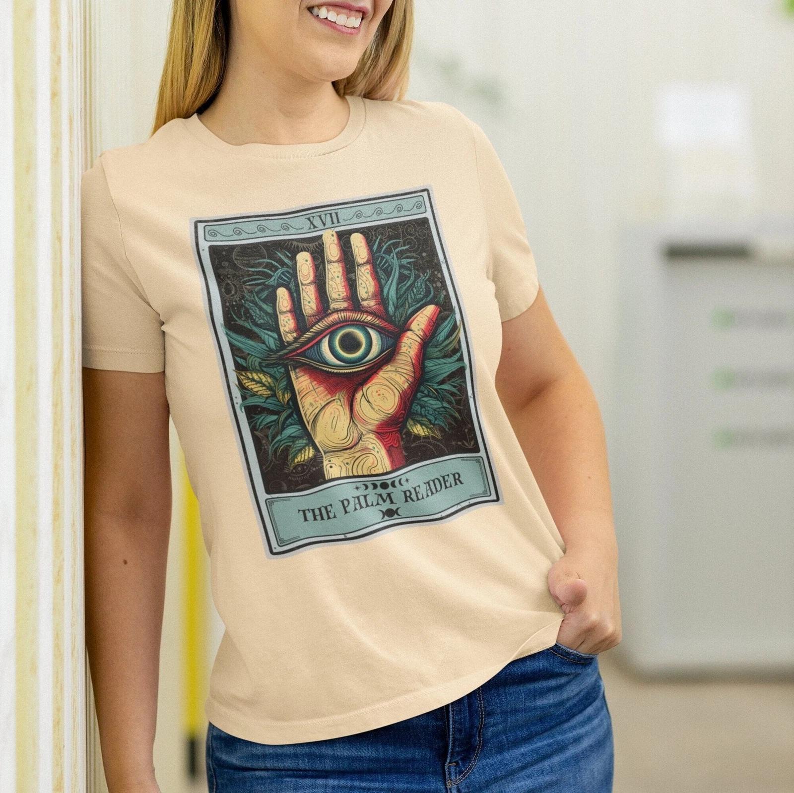 The Palm Reader Tarot Card Shirt, Psychic L