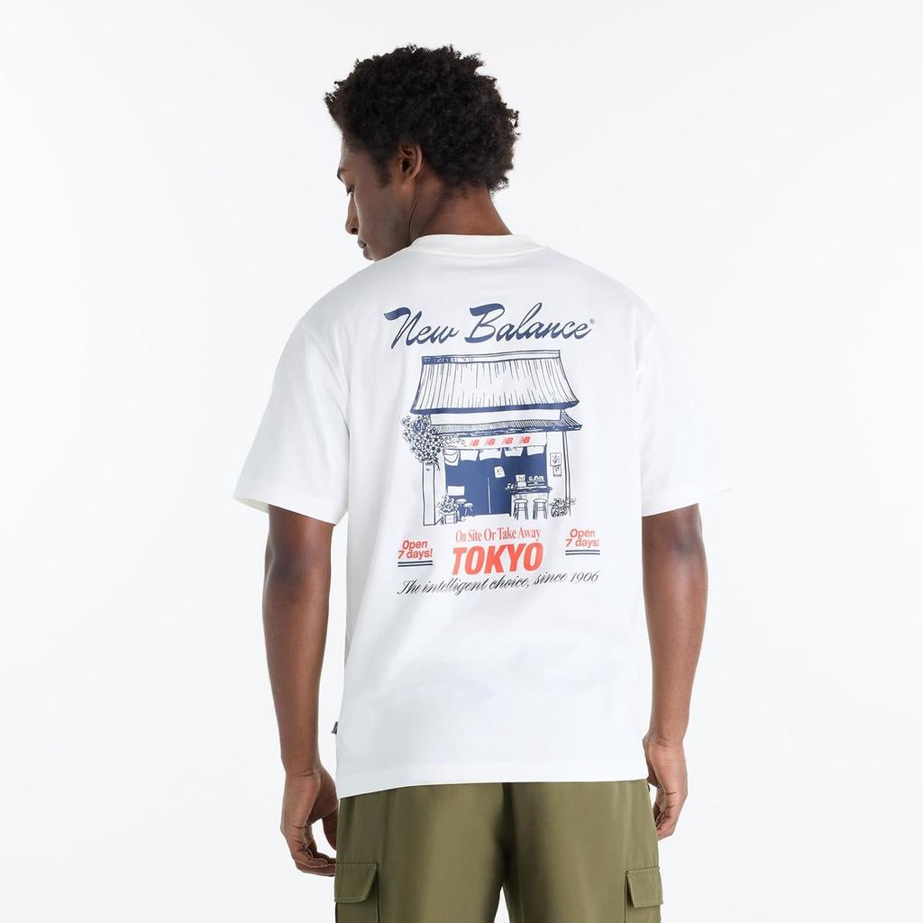 New Balance MT62D8CE SSTL Men's Athletic Short Sleeve T-Shirt Graphic Tee