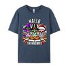 Sugar Skull Christmas Halloween Thanksgiving Hallothanksmas T-Shirts Character Men Tops T Shirt Pure Cotton Clothes