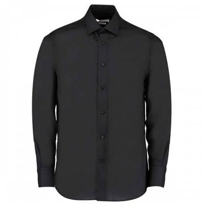 Camisa Kustom Kit Masculina Poplin Ajustada de Manga Comprida