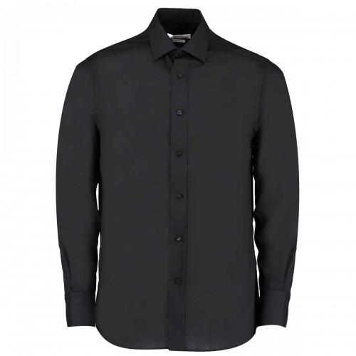 Kustom Kit Mens Poplin Tailored Long-Sleeved Shirt