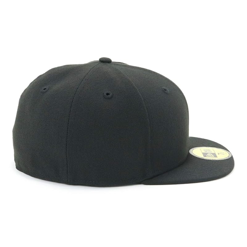 [New Era] cap basic Plain color black 8 506 BASIC BLK/WHT 25J