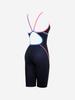 Toneidoseupocheu East 5-Part Half-Body Flying Back Coral Swimsuit