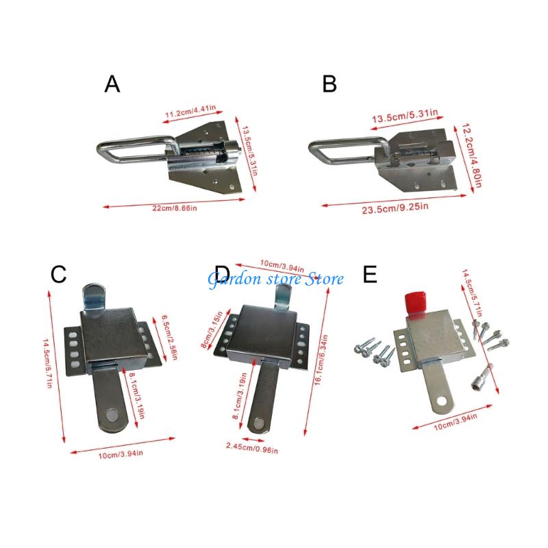B0KB High Capacity Steel Locking Pin Strong Not Rusts Finish for Industrial & Homes