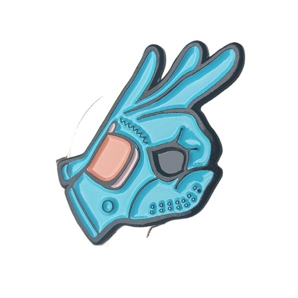 Magnetic Golf Ball Mark Cartoon Pattern Golf Hat Marker Funny Golf Cap Clip  Baseball Cap Clips