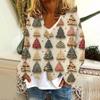 Women's Fashion Short Coat Casual Long Sleeve Printed Single Breasted Plush Top