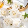 100pz 10cm Fiori Artificiali all'Ingrosso per Scrapbooking Natale Decorazioni per la Casa Matrimonio Giardino Arco di Rose Testa di Seta Finta Scatola di Caramelle