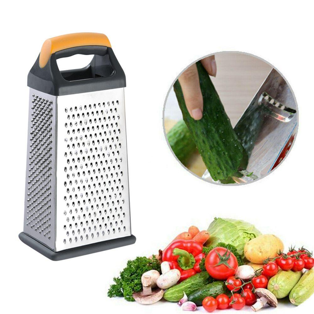 Kitchen Gadgets Stainless Steel Food Shredder Grip Box Grater Kitchen Tools Vegetable Cutters
