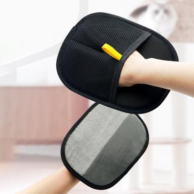 1/2/3Pcs Double Sided Pet Grooming Glove Reusable Cat Hair Remover Dog Massage