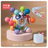 Manhattan Ball Baby Teether Rattle Soft Silicone Hand Grasp Toy Soothing Plaything for 0‑12 Months Infant