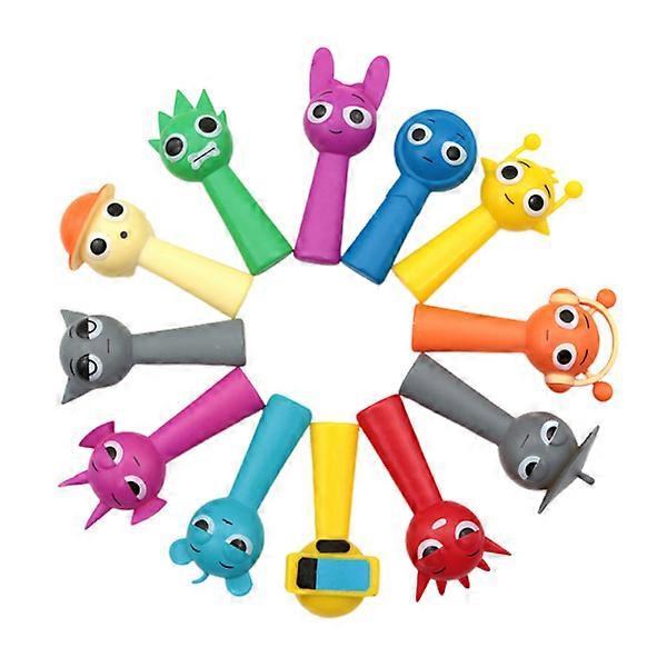 12-pack Sprunki Friends Action Figures Toy Series Anime Game PVC Figures 12PCS