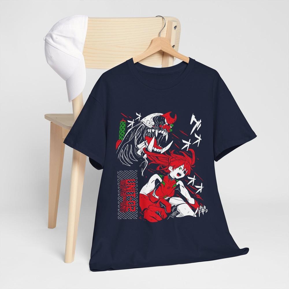 Neon Genesis Evangelion TShirt Rei Misato Asuka ANIME Waifu Shinji Black Shirt M