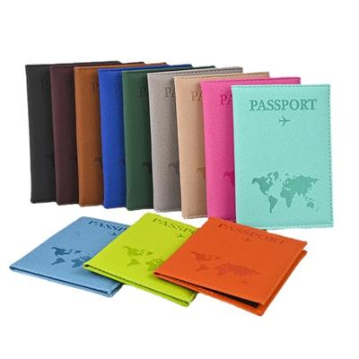 1PC Fashion New PU Women Passport Holder Couple Models Girls Travel Passport Cover Unisex Card Case Man Card Holder Wallet