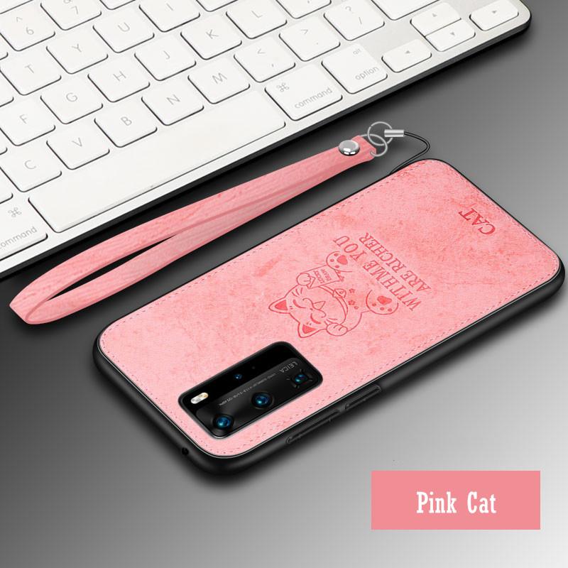 Yoedge 2 Custodie Morbide Per Huawei P20 Lite: Silicone TPU Con Dinosauri, Opaco Antiurto (Viola Chiaro & Rosa)