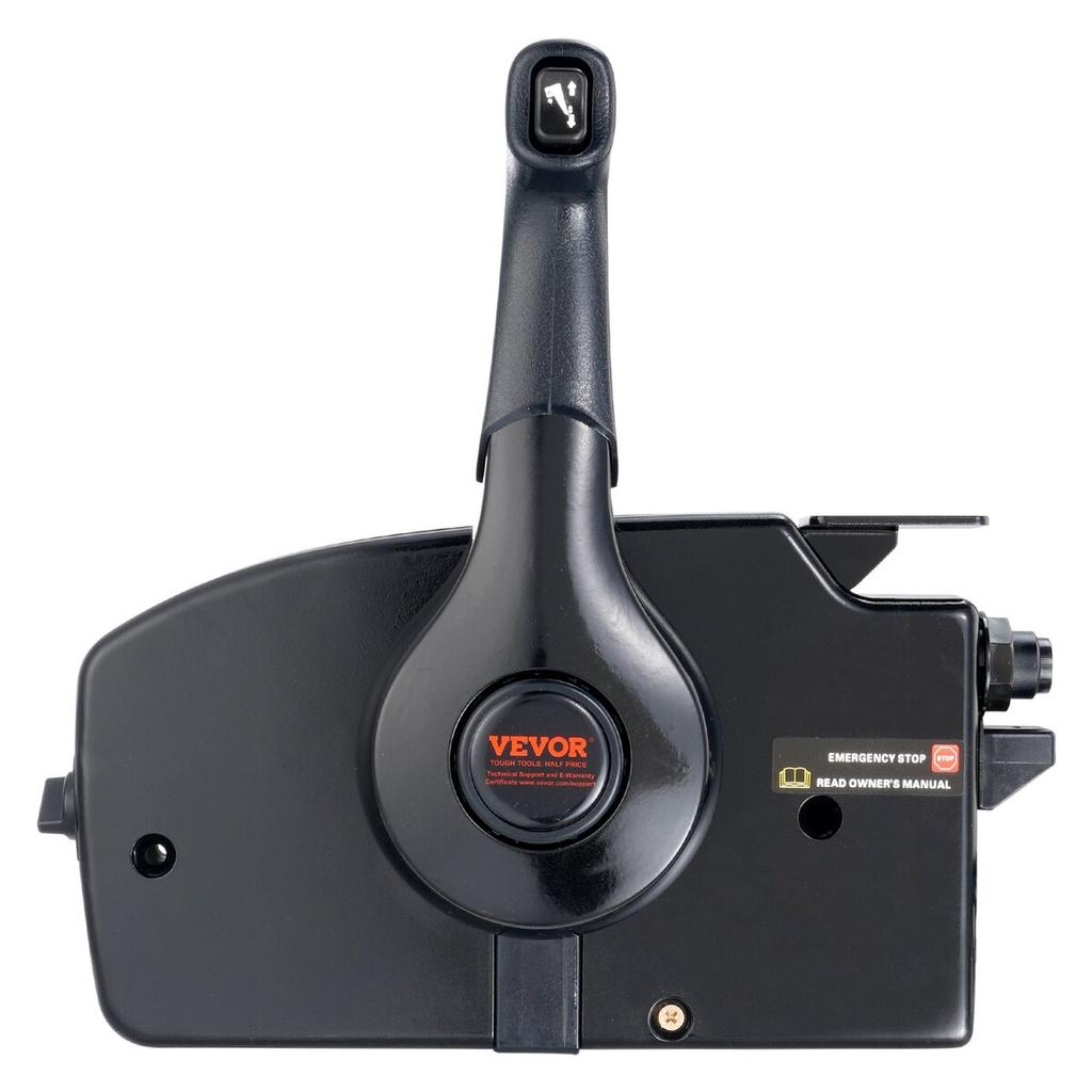 Outboard Throttle Remote Control Box Side-Mounted for Mercury PT 2-Stroke