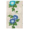Hamamonyo Tenugui Hand with Hemp Leaf and Morning Glory Pattern (Japanese Towel)