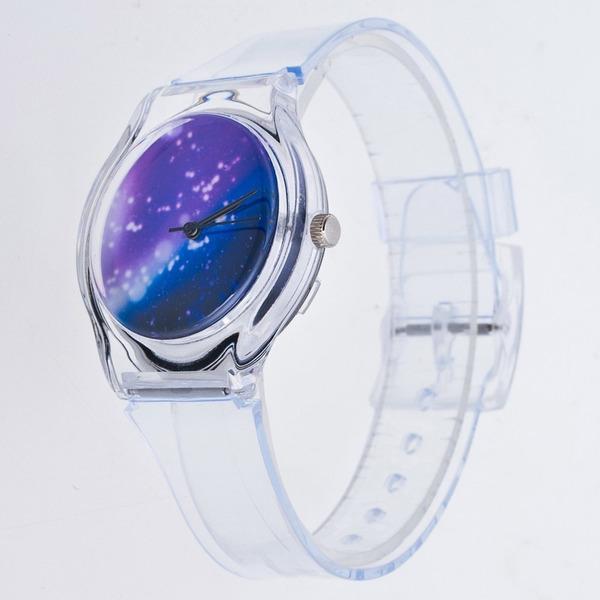 1 PC Jelly Silicone Watch Transparent Belt Skull Casual Women Dress Watch Girls Clock Wristwatches