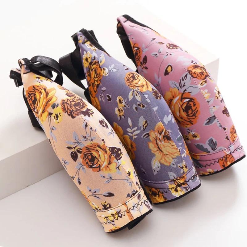 Seksowny biustonosz zapinany z przodu Push Up Brassrere Femme Drukowane kwiaty Bralette Wygodna bezprzewodowa bielizna damska BC Cup