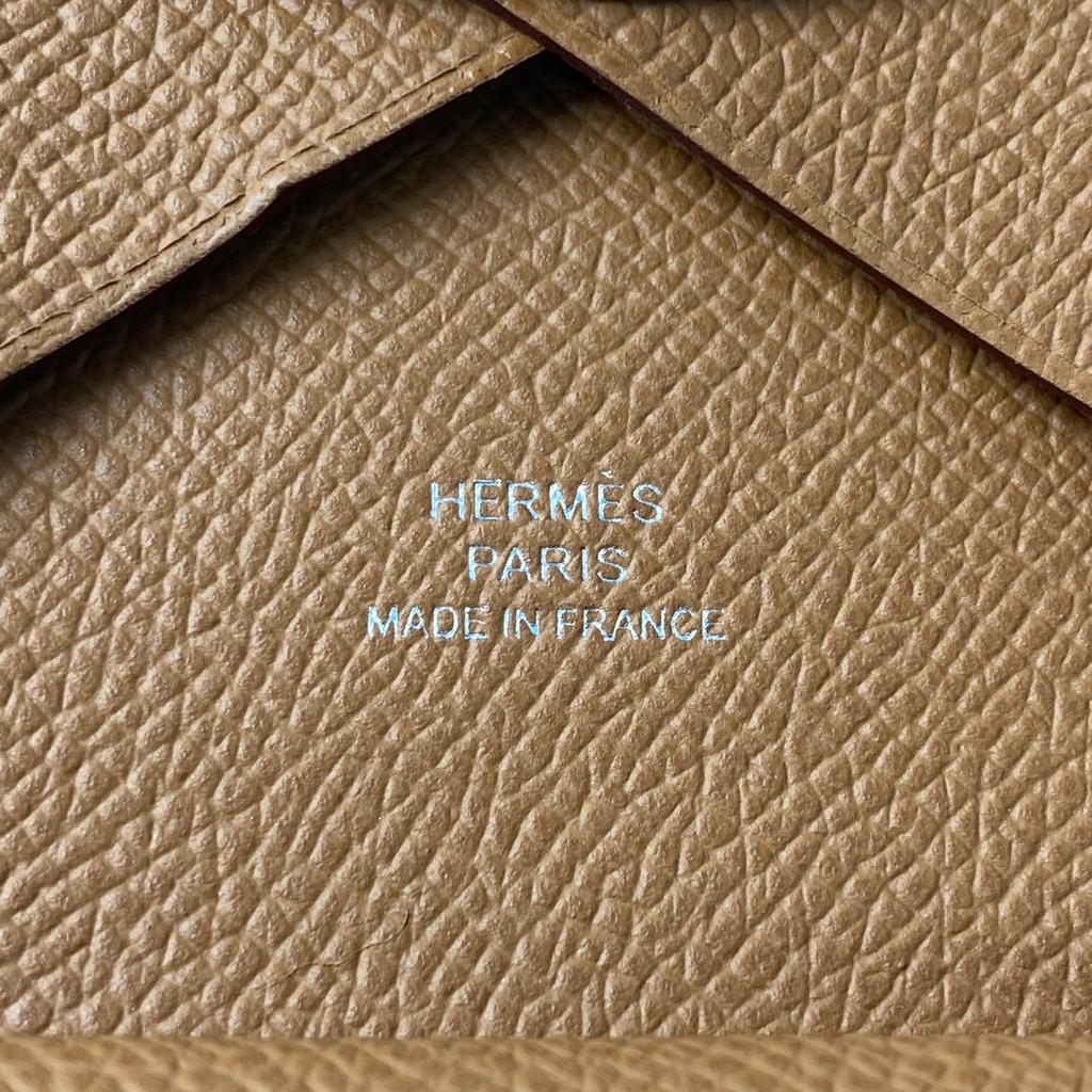 Used HERMESCoin Case Gold Women