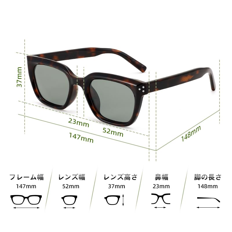 [FEISEDY] Polarized Sunglasses TR90 - Stylish, Popular, Ideal for Driving, Fishing, Hiking, Travel, UV400 Protection, Unisex, B1349