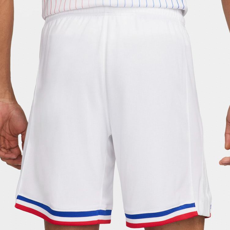 Nike Dri-Fit Logo Striped Drawstring Loose Straight Casual Shorts Men Shorts White FJ4296-100