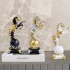Year of the Horse Little Pony Statue: Home Décor Ornament for Living Room and Wine Cabinet