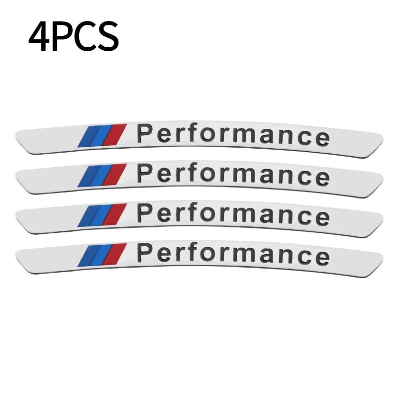 4Pcs Aluminum Car Styling Wheel Hub Badge Tire Rim Stickers For BMW M Emblem E46 E36 E34 F10 E90 F30 E60 F30 E53 E30 E92 E87 HX9