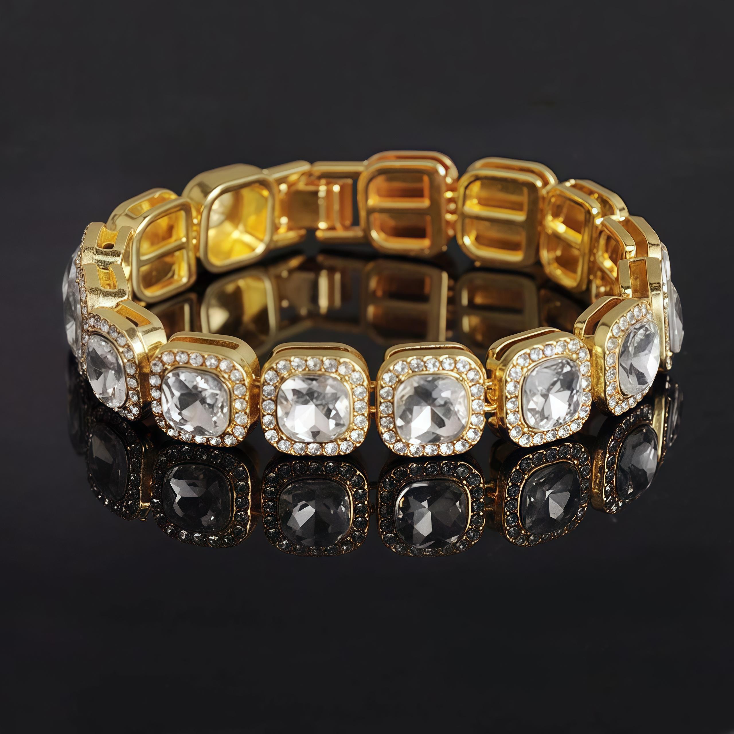 

Квадратная теннисная цепочка со льдом 12 мм, микро-паве, кубический циркон, 1 ряд, кубинское ожерелье с бриллиантами, браслет, ювелирные изделия в стиле хип-хоп для мужчин и женщин 18cm(7inch) золотой