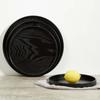 Round Serving Tray Wood Food Plate Kitchen Accessories Tea Tray  Restaurant