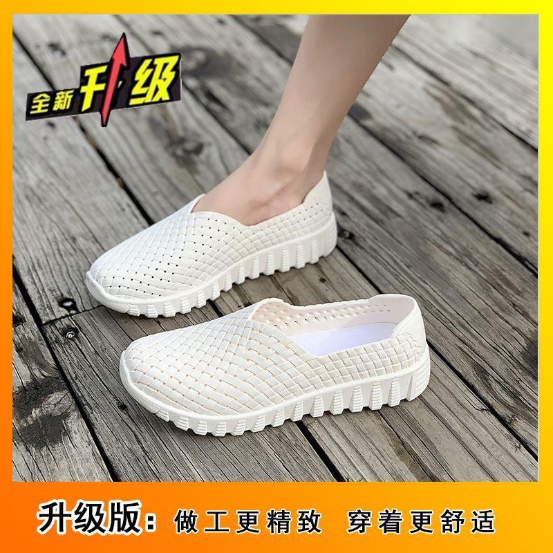 Light casual weaving light sports casual cool slippers foreign trade flat sandals women's 2025 summer and autumn new