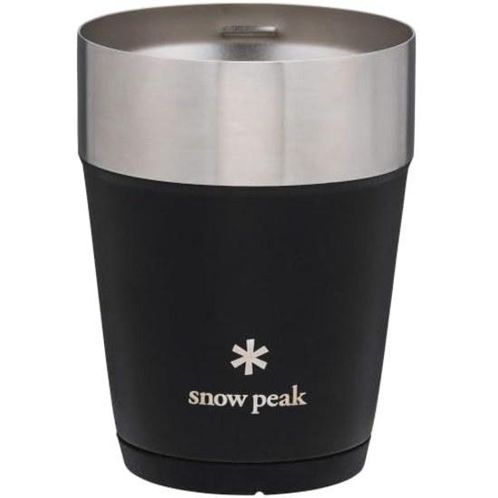 Snow Peak Thermo Tumbler 360 Black Stylish Vacuum Insulation Cold Retention Heat Stainless Steel Gift Camping Mountaineering Outdoor TW-360-BK