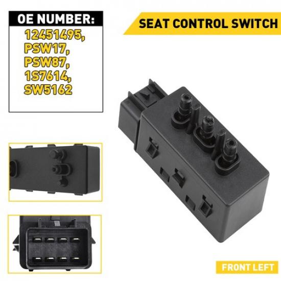 Driver Power Seat Switch Adjuster For Chevy Impala Malibu Buick Cadillac 6-Way