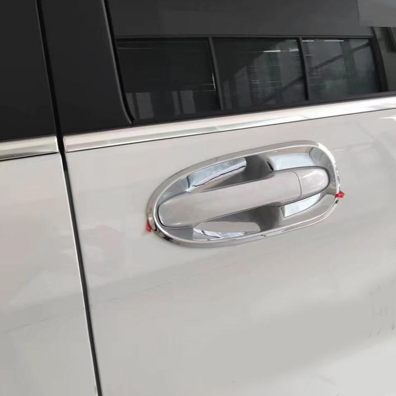 For Benz Vito W447 2016 2017 2018     Car Door Handle Bowl Cover Decoration Trim Armrest Interior Accessories