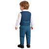 Ensemble de vêtements pour bébés garçons, chemise, gilet et pantalon en coton, costume de smoking pour homme, vêtements de fête de mariage et de baptême