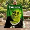 Shrek blanket Flannel Blanket Soft Cozy Plush Throw for Sofa Bed Lightweight Home Decoration Gifts for Christmas various holidays