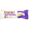 Think!, High Protein Bar, White Chocolate, 10 Bars, 60 G (2.1 Oz) Each