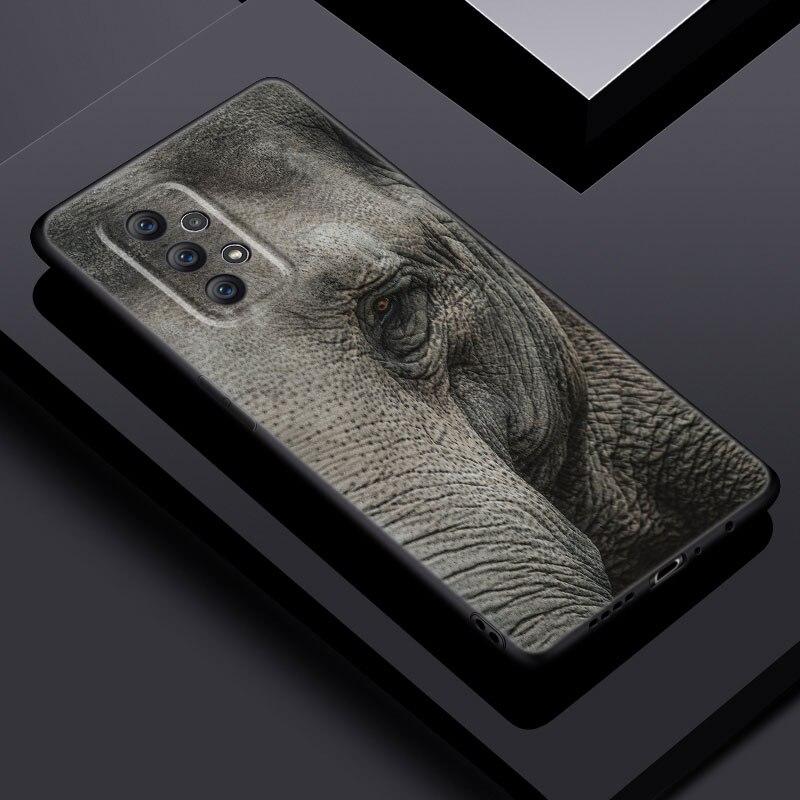 Dyr Elefant Telefondeksel For Samsung Galaxy A21 A30 A50 A52 S A13 A22 A32 A33 A53 A73 5G A11 A12 A31 A51 A70 A71 A72 Deksel