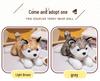 Cartoon Husky Plush Toy - Small Dog Comfort Doll for Children's Birthday Gift