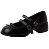 Retro Classic Bow Bag Head Mary Jane Shoes Women's Summer Autumn French New Ballet Style Single Shoes Small Leather Shoes Tide