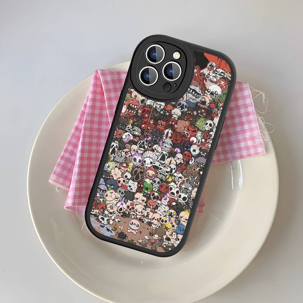 Game The Binding Of I-Isaac For IPhone 16 15 14 13 12 11 Pro Max Plus Shockproof Leather Soft Phone Cover
