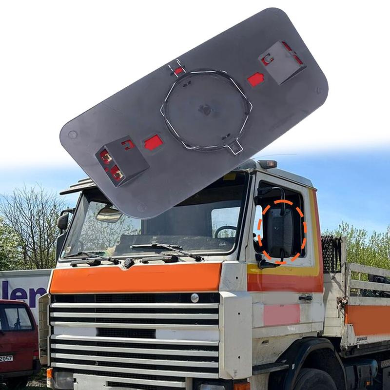 1Pcs Side Wing Mirror Glass Rearview Mirror Lens Left Right For Scania R93 113 143 SAAB LHD RHD
