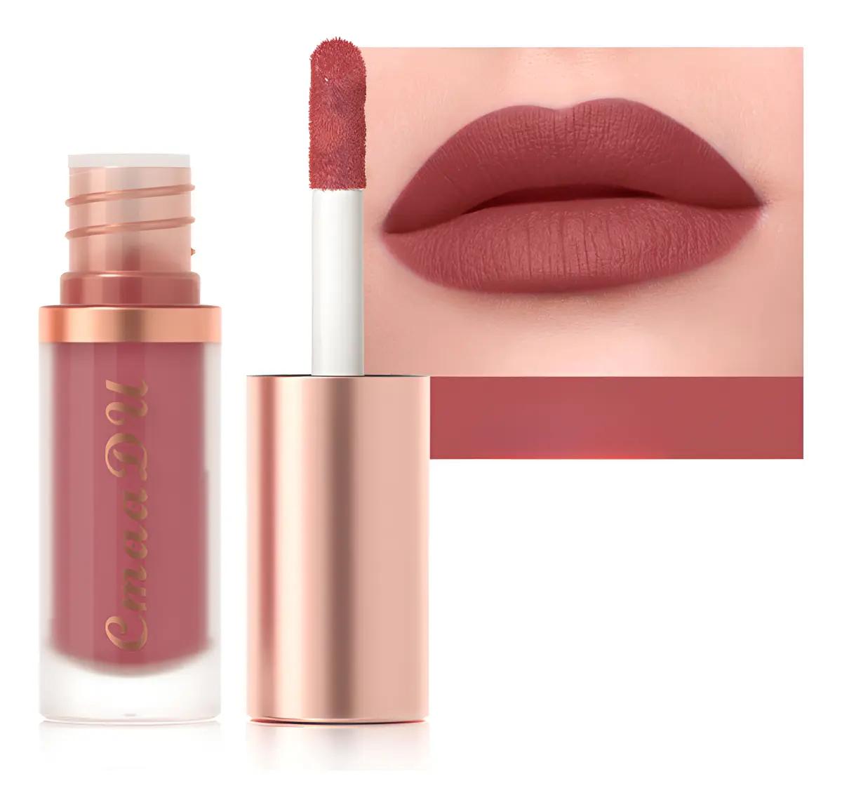 Cmaadu 1pz Velvety Matte Gloss Long Lasting