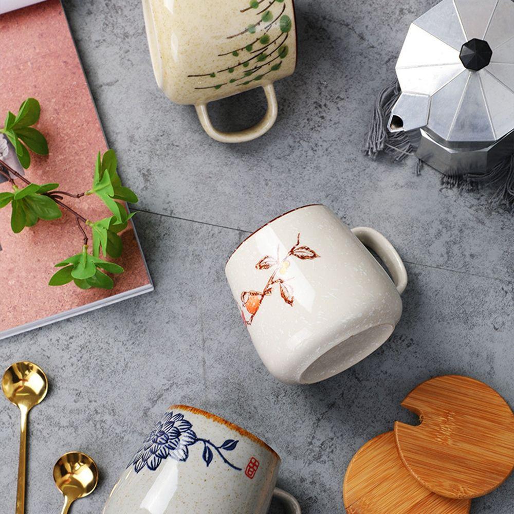 Vintage Large Capacity Personalized Simple 380ml Household Drinkware Mug Coffee Cup Water Cup