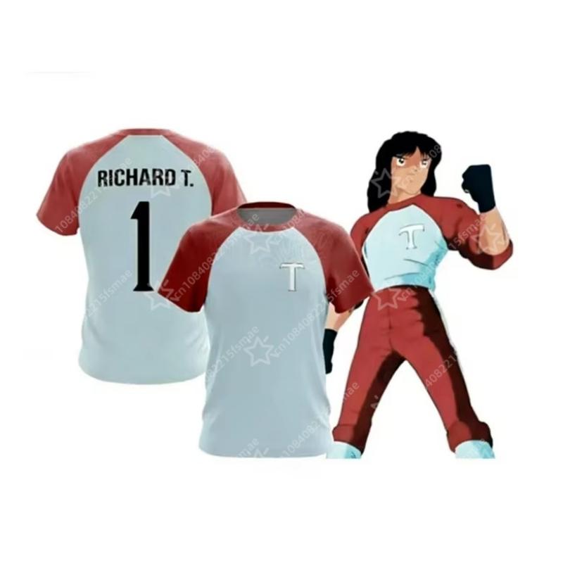 2026Anime Captain Tsubasa Soccer Kit Kids Adult Nankatsu Tsubasa Toho Hyuga Misaki Wakabayashi Retro Football Jersey Set Uniform