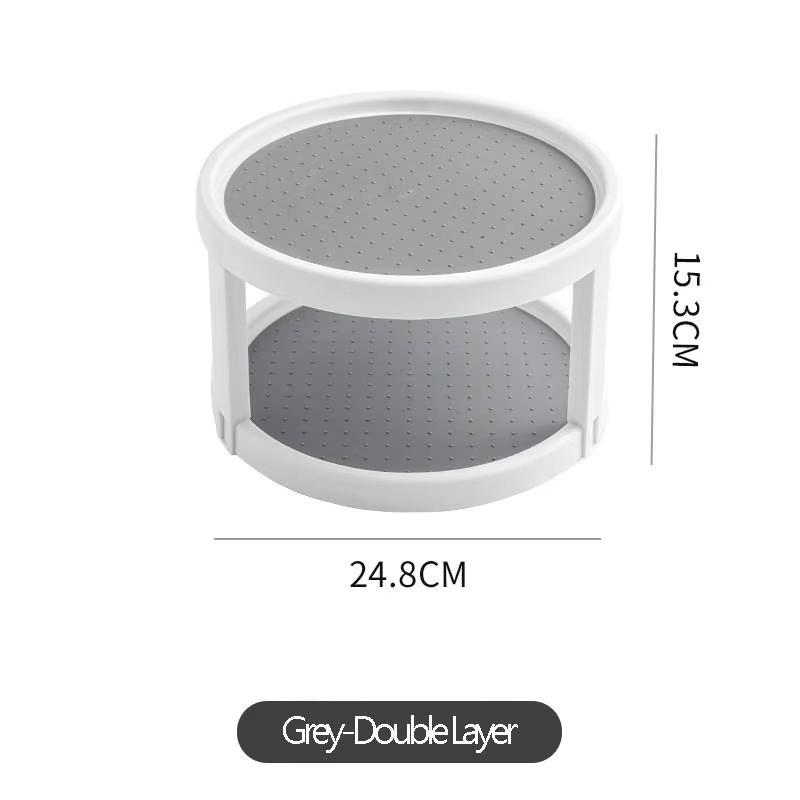 Wielofunkcyjny obrotowy stojak na przyprawy, szafka spiżarniowa, obrotowa taca na kosmetyki, akcesoria kuchenne, organizer, narzędzie