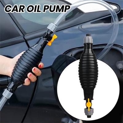 Siphon Pump Easy Liquid Transfer Oil Extractor Portable Hand Pump with Flow