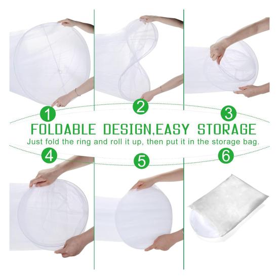 Single Door Mosquito Net Bed Canopy Solid Color Design Good Breathability Easy Installation