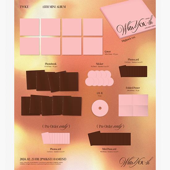 [Cover auswählen] Digipack Ver TWICE With YOU-th