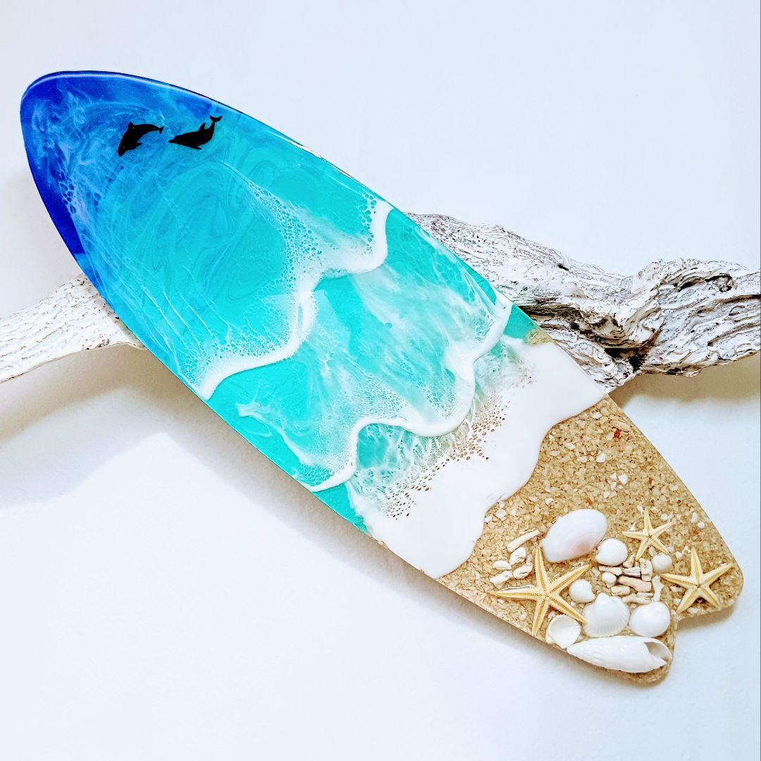 

[USED] Resin Art Surfboard Shell No2